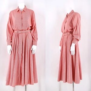 NORMA KAMALI OMO Gingham Dress